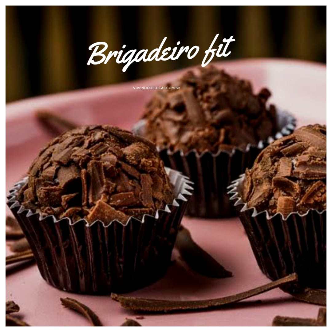 Brigadeiro fit delicioso e super saudável